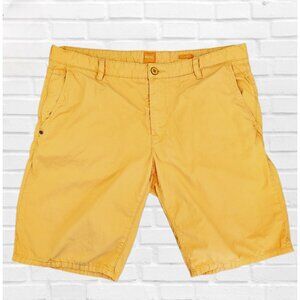 Boss Hugo Men's Sairy Slim Fit Shorts Mid-Rise Chino Bottoms Boss Orange 38R